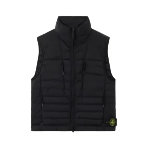 Stone Island Logo Patch High Neck Padded Gilet