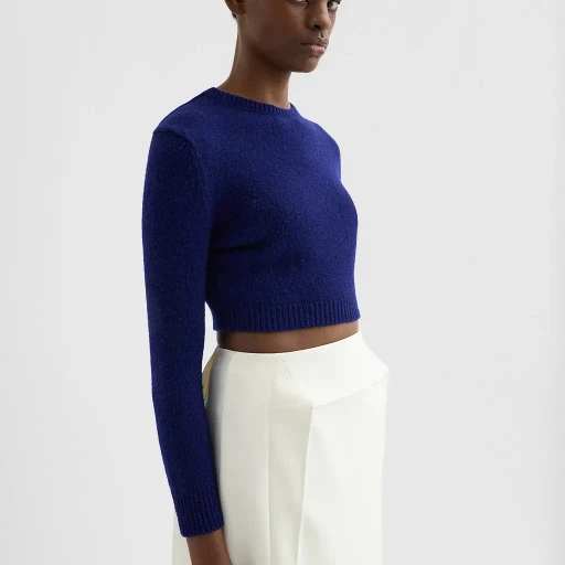 Wool Cropped Sweater