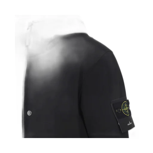 Stone Island Logo Patch Zip-Up Hooded Jacket