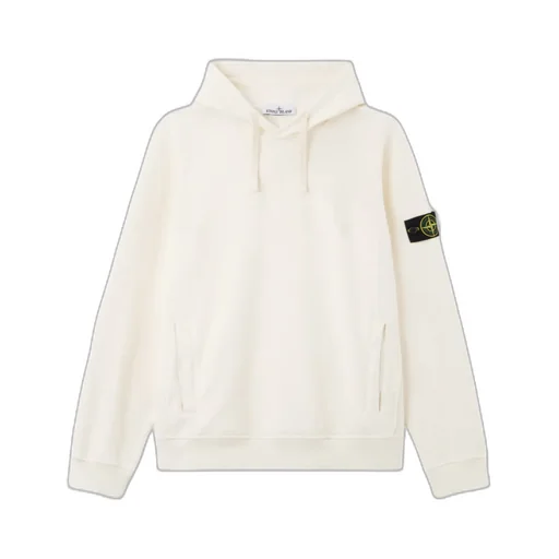 Stone Island Logo Patch Drawstring Hoodie