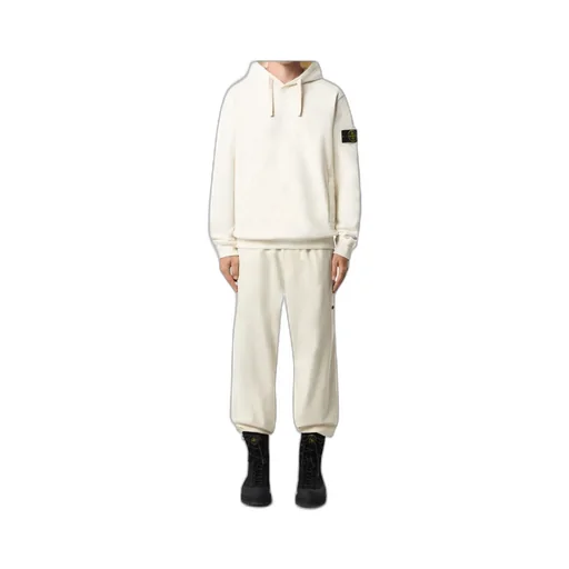 Stone Island Logo Patch Drawstring Hoodie