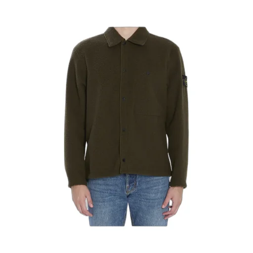 Stone Island Logo Patch Overshirt