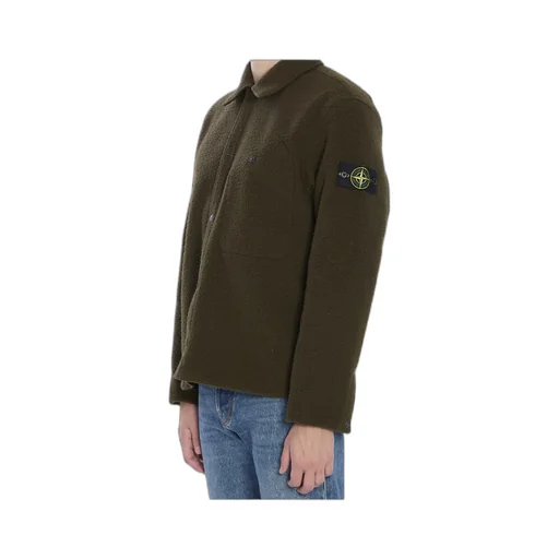 Stone Island Logo Patch Overshirt