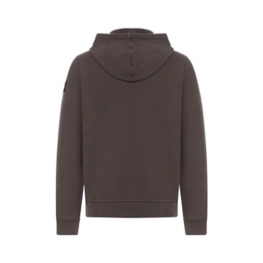 Stone Island Logo Patch Drawstring Hoodie