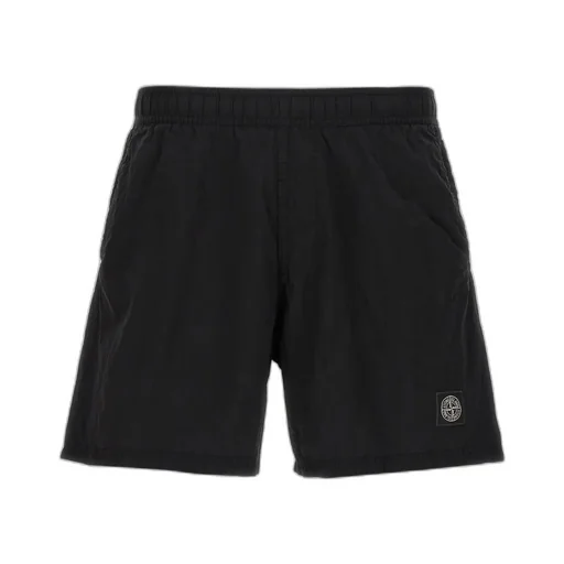 Stone Island Logo Patch Swim Shorts