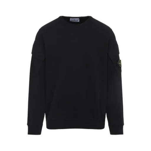 Stone Island Logo Patch Crewneck Sweatshirt