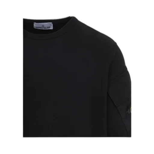 Stone Island Logo Patch Crewneck Sweatshirt