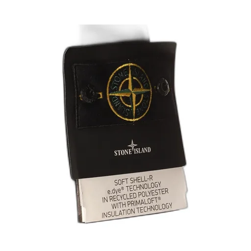 Stone Island Logo Patch Zip-Up Hooded Jacket
