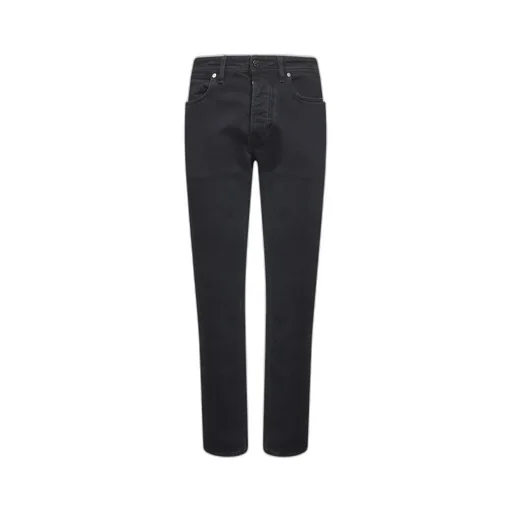 Stone Island Logo Patch Straight-Leg Jeans