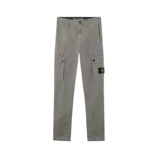 Stone Island Logo Patch Slim-Fit Cargo Pants