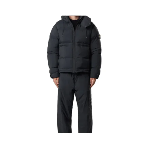 Stone Island Drawstring Hooded Puffer Jacket