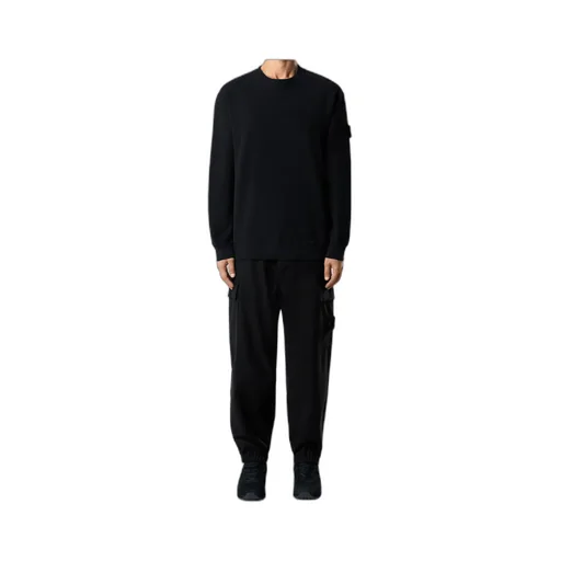 Stone Island Logo Patch Crewneck Sweatshirt