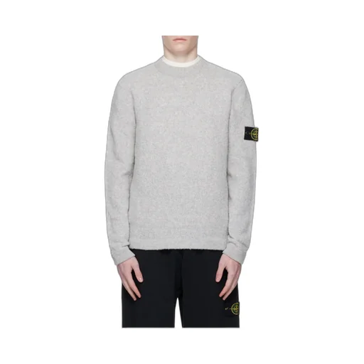 Stone Island Logo Patch Knitted Jumper