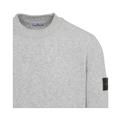 Stone Island Logo Patch Knitted Jumper
