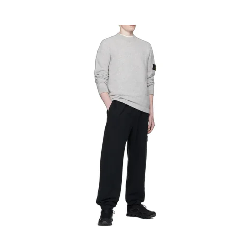 Stone Island Logo Patch Knitted Jumper
