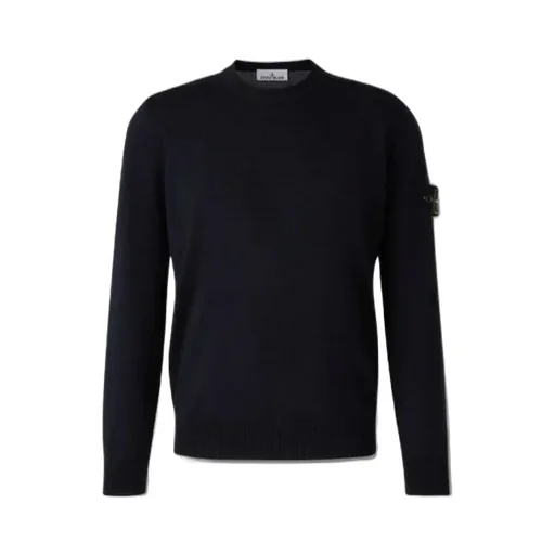 Stone Island Logo Patch Crewneck Jumper