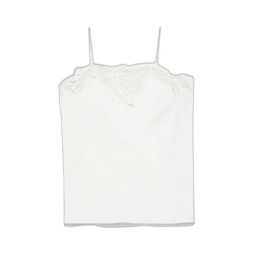 Ferragamo Lace Detailed Sleeveless Top