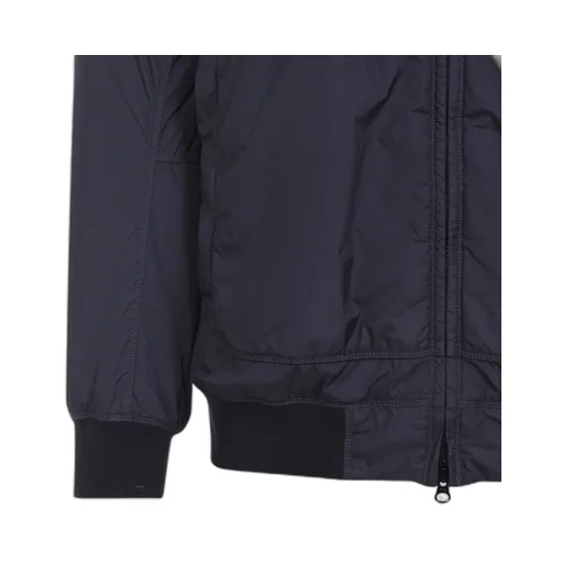 Stone Island Logo Patch Zip-Up Hooded Jacket