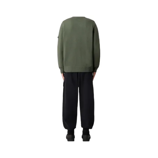 Stone Island Logo Patch Tapered Leg Pants