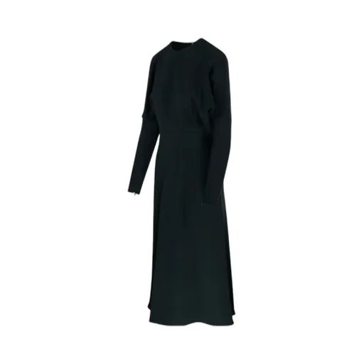 Long Sleeve Dolman Midi Dress