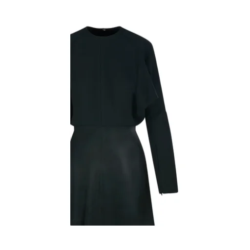 Long Sleeve Dolman Midi Dress