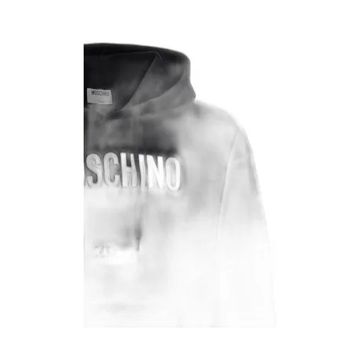 Moschino Logo Print Drawstring Hoodie