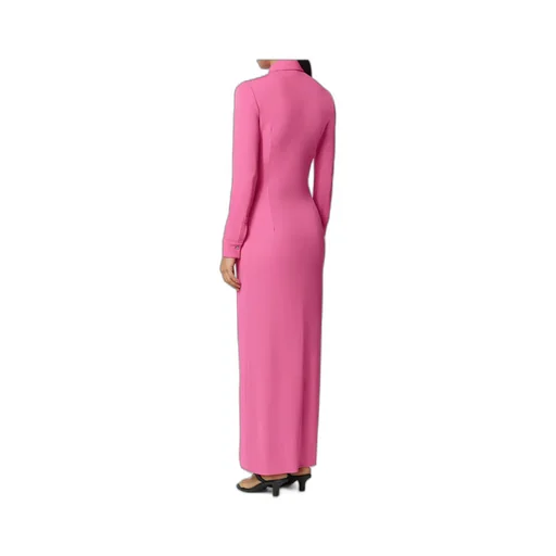 Versace Collared Long-Sleeved Shirt Dress