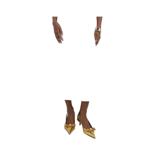 Versace Pointed-Toe Slingback Pumps
