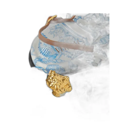 Versace Medusa Head Plaque Thong Sandals