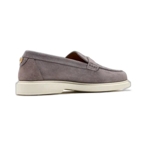 Versace Round-Toe Slip-On Loafers