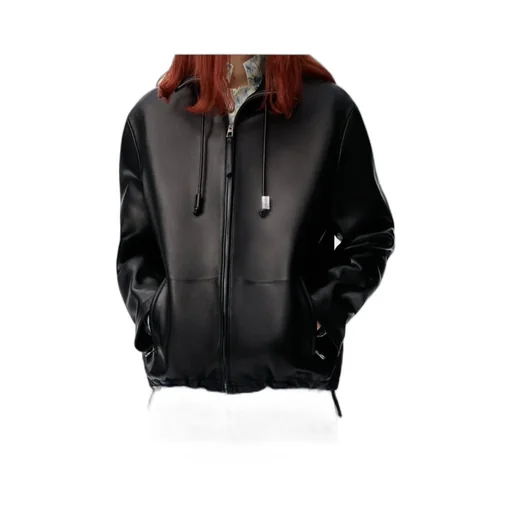 Zip-Up Jacket In Nappa Lambskin