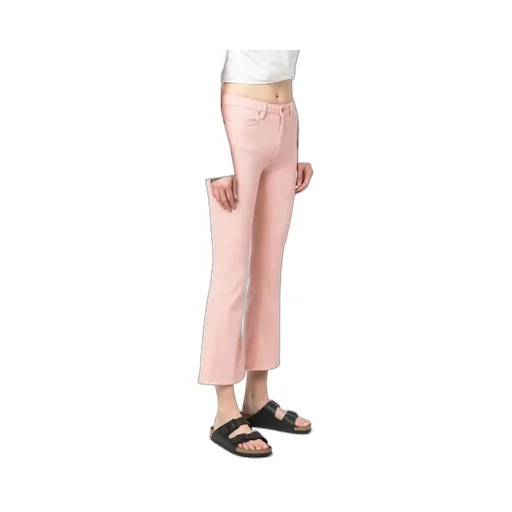 Low-Rise Flared Trousers