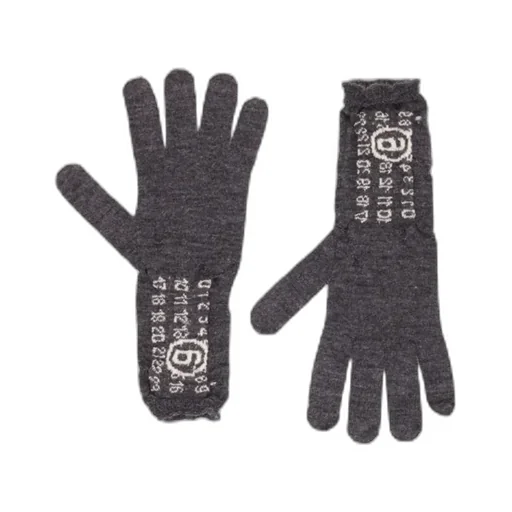 Mm6 Maison Margiela Numbers-Motif Gloves