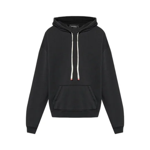 Dsquared2 Relax Fit Logo Drawstring Hoodie