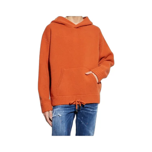 Dsquared2 Long Sleeved Knitted Hoodie