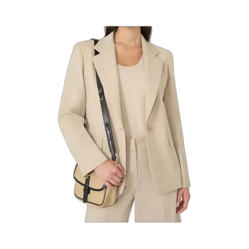 Weekend Max Mara Lamine Single-Breasted Tailored Blazer