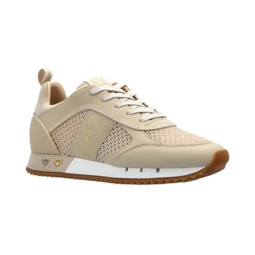 Ea7 Emporio Armani Mesh Panelled Lace-Up Running Shoes