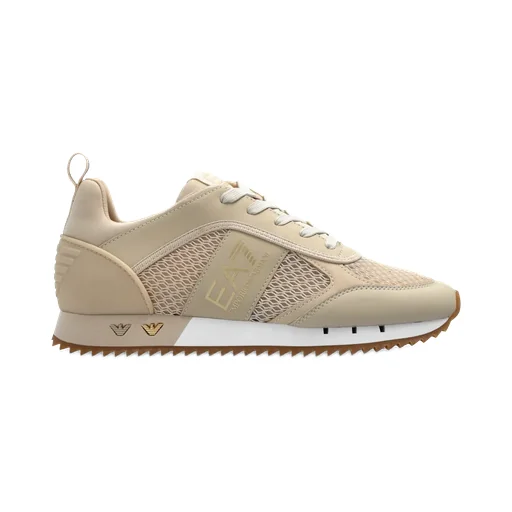 Ea7 Emporio Armani Mesh Panelled Lace-Up Running Shoes