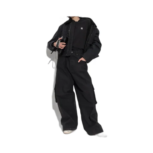 Dsquared2 Wide-Leg Buttoned Cargo Trousers