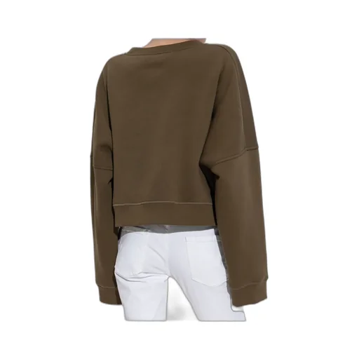 Dsquared2 Icon New Generation Onion Cropped Fit Crewneck Sweatshirt