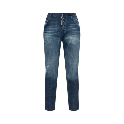 Dsquared2 Straight Leg Distressed Jeans