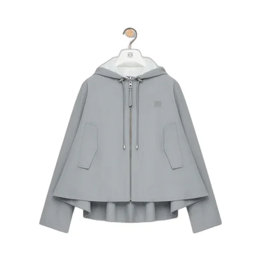 Hooded Jacket In Cotton