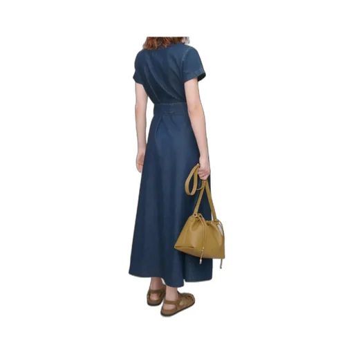 A.P.C. V-Neck Denim Dress