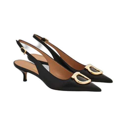 Maxi Gancini Slingback Pump