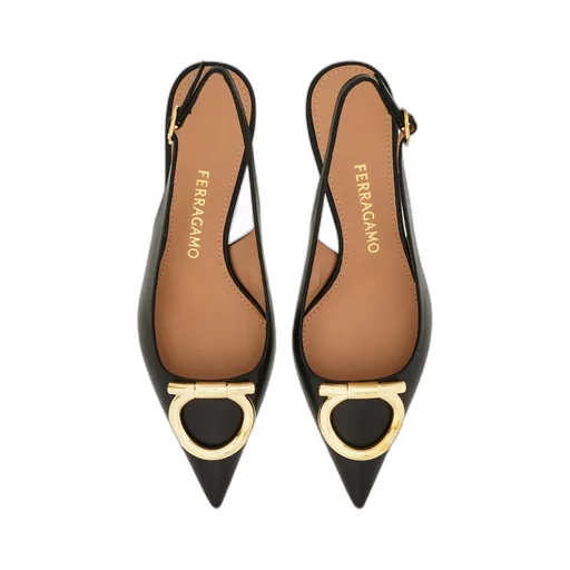 Maxi Gancini Slingback Pump