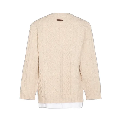 Moschino Shetland Braided Pullover