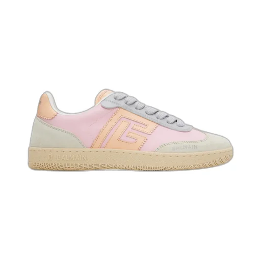 Swan Sneakers - Balmain - Leather - Multicolor