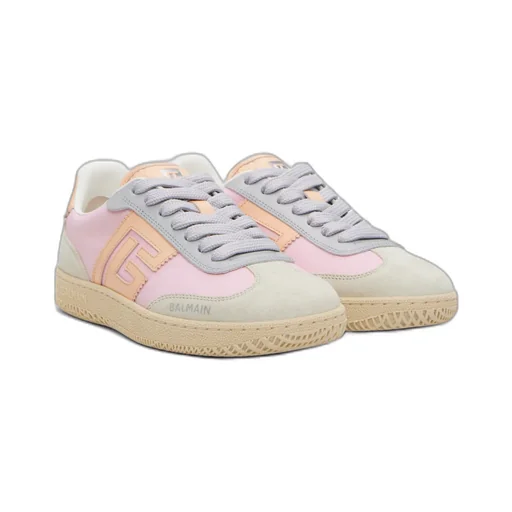 Swan Sneakers - Balmain - Leather - Multicolor
