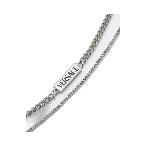 Versace Safety-Pin Pendant Necklace