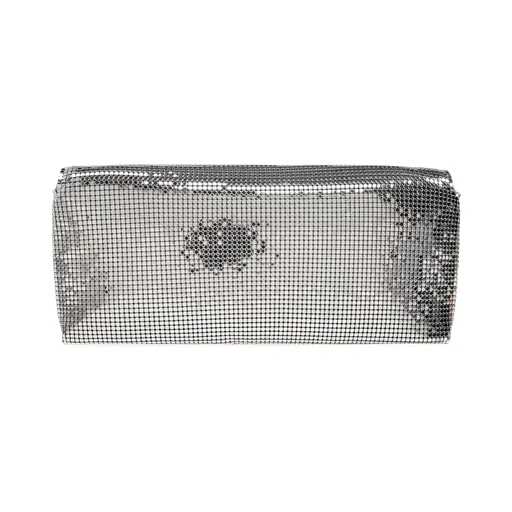 Versace Embellished Chain-Linked Clutch Bag